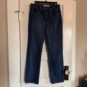 Levi’s 724 High-Rise Straight Jeans Women’s Size 27 Dark Wash Stretch